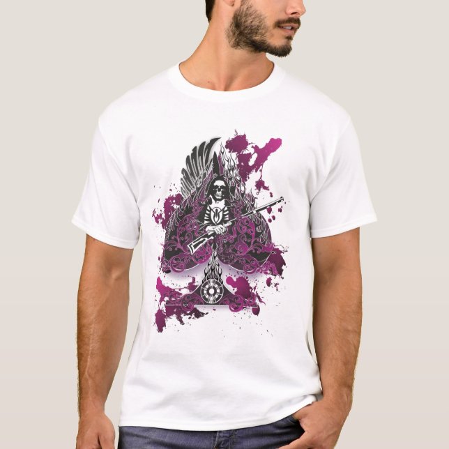 Camiseta As de espadas, objetivo (Anverso)