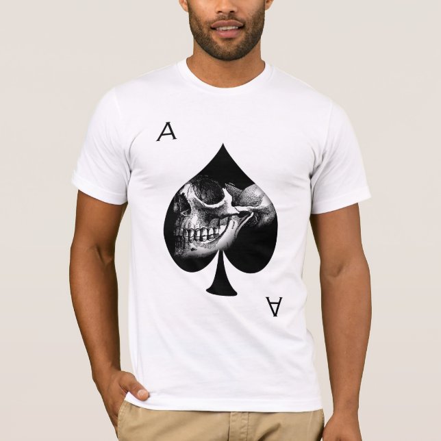 Camiseta As de espadas - T masculina (Anverso)