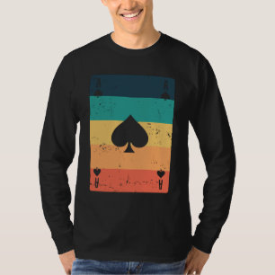 Camiseta As de juego de póquer o juego de cartas Skat