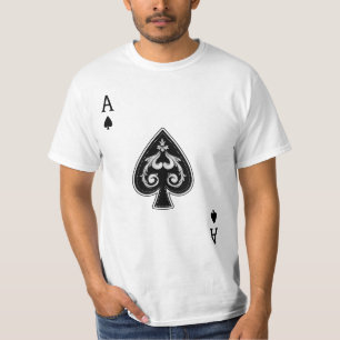 Camiseta As del póker de las espadas divertido