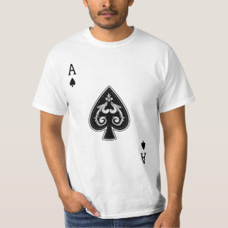 Camiseta As del póker de las espadas divertido