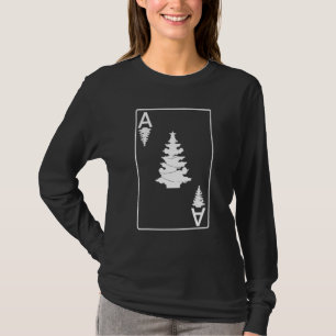 Camiseta As Of Hearts Jugando Tarjeta Árbol De Navidad Gif
