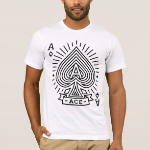 Camiseta As of Spades — Emblema de monoline Sunburst