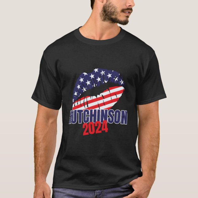 Camiseta Asa Hutchinson Para Presidente 2024 (Anverso)
