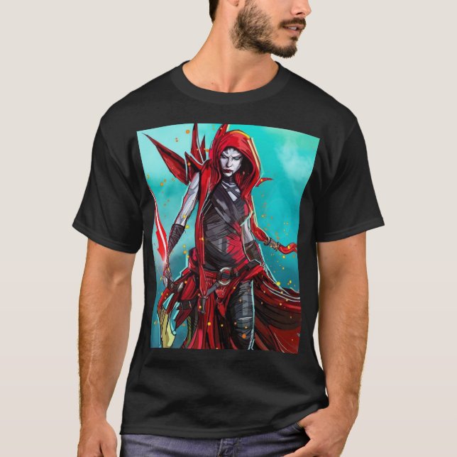 Camiseta Asajj Ventress – Shadow Assassin of the Sith (Anverso)