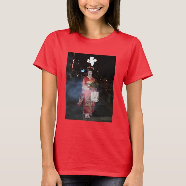 Camiseta Asakusa Geisha Neo Tokyo (Anverso)