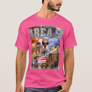 Camiseta Asaltar Área 51 Con Ovnis De Alien