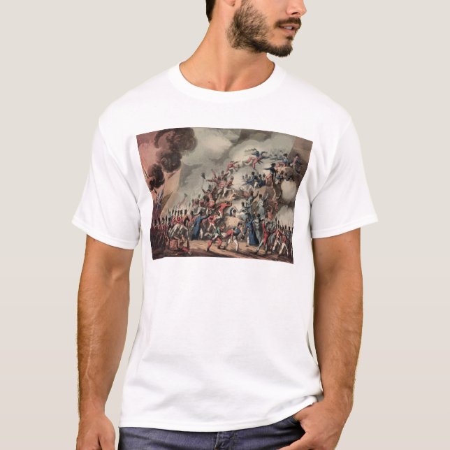 Camiseta Asalto de St. Sebastian, grabado por Thomas (Anverso)