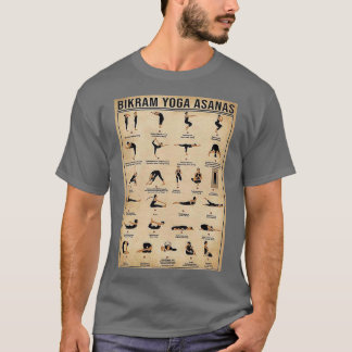 Camiseta Asanas de yoga de Bikram