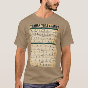 Camiseta Asanas de yoga iyengar