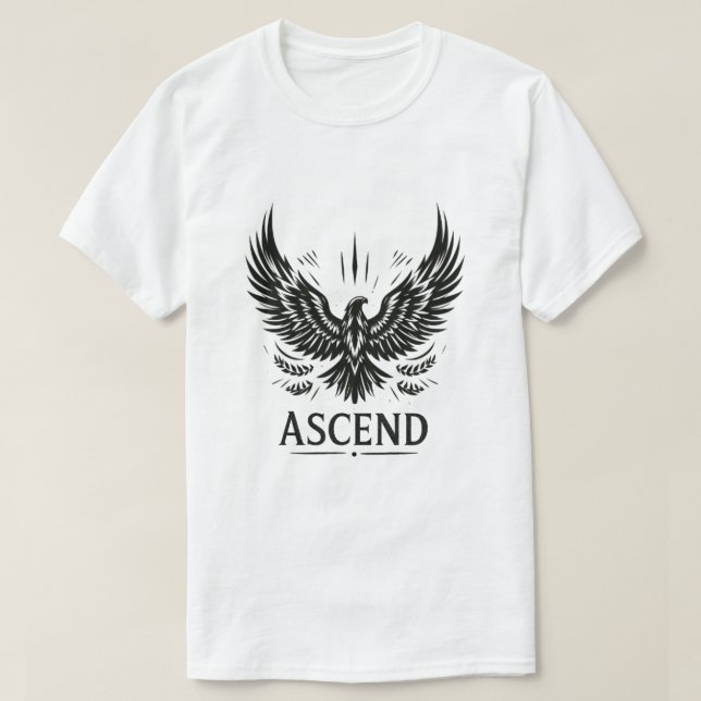 Camiseta Ascend - Emblema del águila en alza (Diseño del anverso)