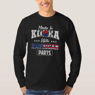 Camiseta Ascendencia de piezas coreanoamericana Corea del S