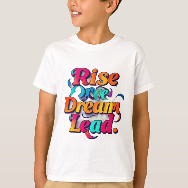 Camiseta "Ascender a la grandeza" (Anverso)