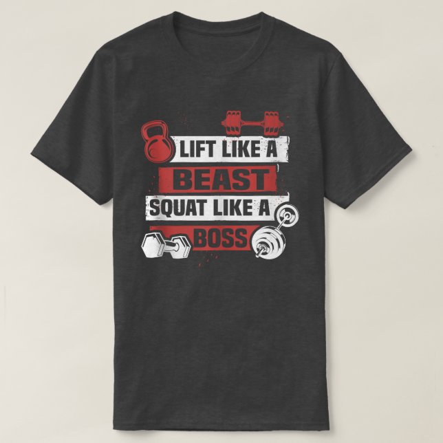 Camiseta Ascender Como Un Cuartel De Bestia Como Un Jefe De (Diseño del anverso)
