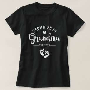 Camiseta Ascendida a Abuela 2025 Pronto a Ser Abuela