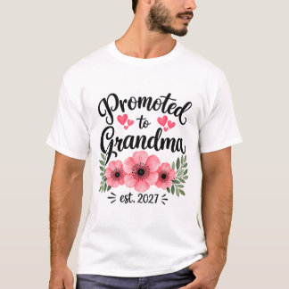 Camiseta Ascendida a Abuela 2027, Nueva Abuela