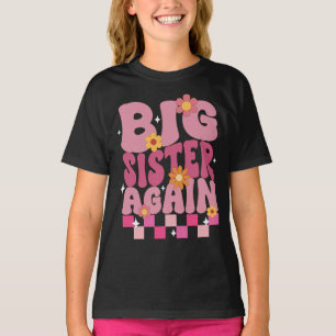 Camiseta Ascendida a Hermana Mayor de Nuevo Niña de Párvulo