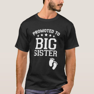 Camiseta Ascendida a Hermana Mayor Divertida Revelación de 