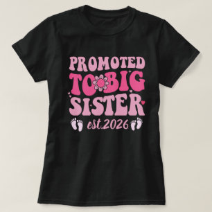 Camiseta Ascendida a Hermana Mayor Est 2026 Anuncio Diverti