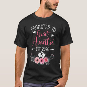 Camiseta Ascendida a Tía Abuela Est 2026 Día de la