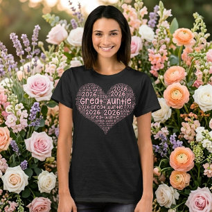 Camiseta Ascendida a Tía Abuela Est 2026, Regalo para Tía