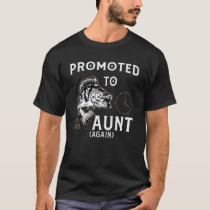 Camiseta Ascendida a Tía de Nuevo 2023 Pronto a Ser Tía Pes