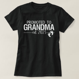 Camiseta ascendido a abuela est 2021