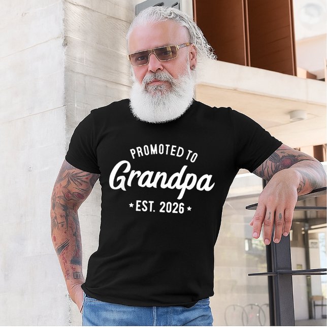 Camiseta Ascendido a Abuelo 2026 Nuevo Abuelo Est 2026 (Subido por el creador)