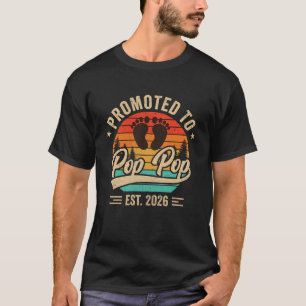 Camiseta Ascendido a Abuelo Abuela Est 2026 Nieto Anuncio d