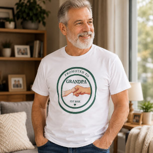 Camiseta Ascendido a Abuelo Est. 20XX