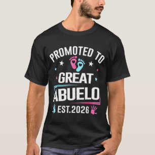 Camiseta Ascendido a Bisabuelo Est 2026 Anuncio de Embarazo