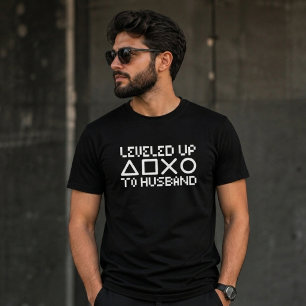 Camiseta Ascendido a Boda de Esposo Jugador 