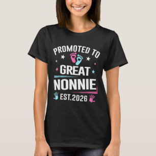 Camiseta Ascendido a Gran Nonnie Est 2026 Anuncio de Embara