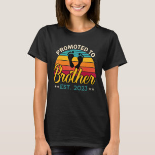Camiseta Ascendido a Hermano Est 2023 Vintage Retro Nuevo B