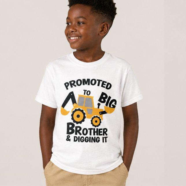 Camiseta Ascendido a hermano mayor, anuncio de bebé (Subido por el creador)