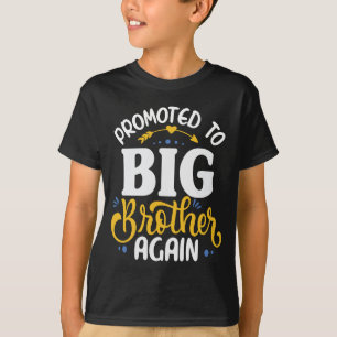Camiseta Ascendido a Hermano Mayor de nuevo Niño Funny 