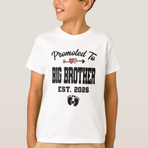 Camiseta Ascendido a Hermano Mayor Est 2026 Primera Vez Her