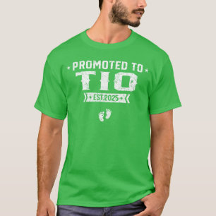 Camiseta Ascendido a IO Est 2025 Pronto será tío Día del Pa
