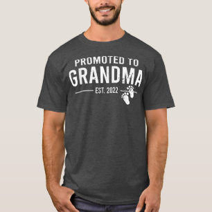Camiseta Ascendido a la abuela 2022 por primera vez nueva a
