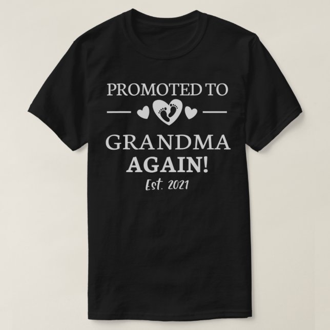 Camiseta Ascendido A La Abuela De Nuevo 2021 (Diseño del anverso)