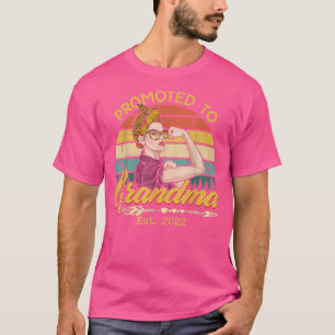 Camiseta Ascendido A La Abuela Este 2022 Las Mujeres Retro
