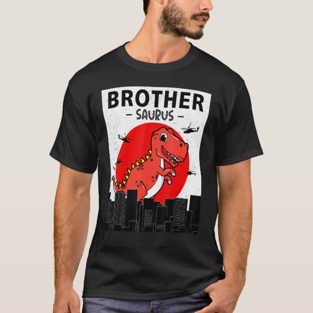 Camiseta Ascendido a los chicos de Big BrotherSaurus Birthd (Anverso)