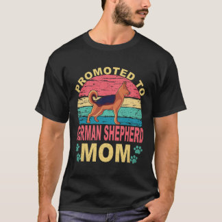 Camiseta Ascendido a Mamá de Pastor Alemán Pastor Alemán