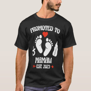 Camiseta Ascendido A Mamaw 2023 Por Primera Vez, Nuevo Preg
