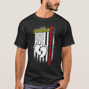 Camiseta Ascendido a Papá 2022 Día del Padre Cool Primera V