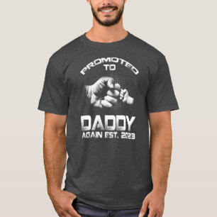 Camiseta Ascendido a Papá de Nuevo Est 2023 Día del Padre D