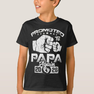 Camiseta Ascendido a papá est 2026 anuncio de embarazo