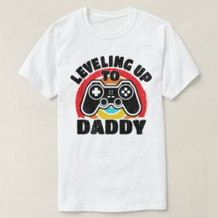 Camiseta Ascendido a Papá Jugador De Juegos
