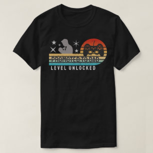 Camiseta Ascendido a Papá – Nivel Desbloqueado
