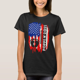 Camiseta Ascendido a Poppi Día del Padre 2025 Orgulloso Fut